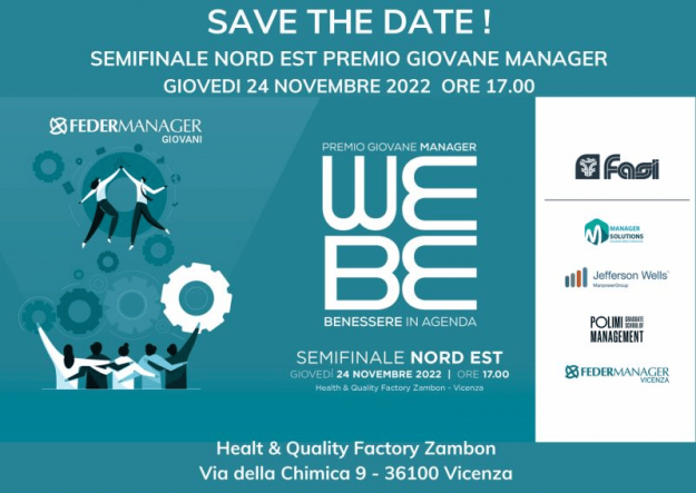 Finale premio Giovane Manager