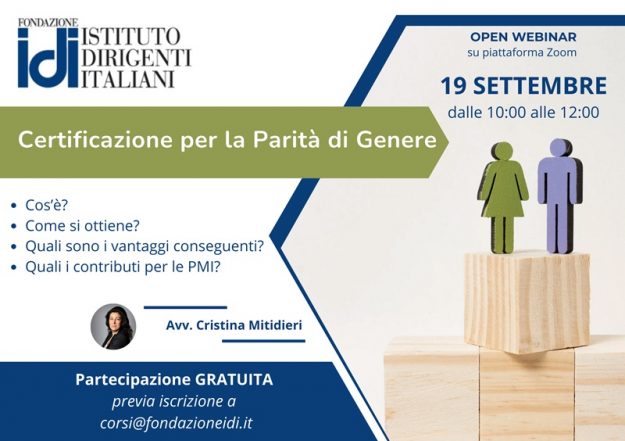 Parità di genere – 1